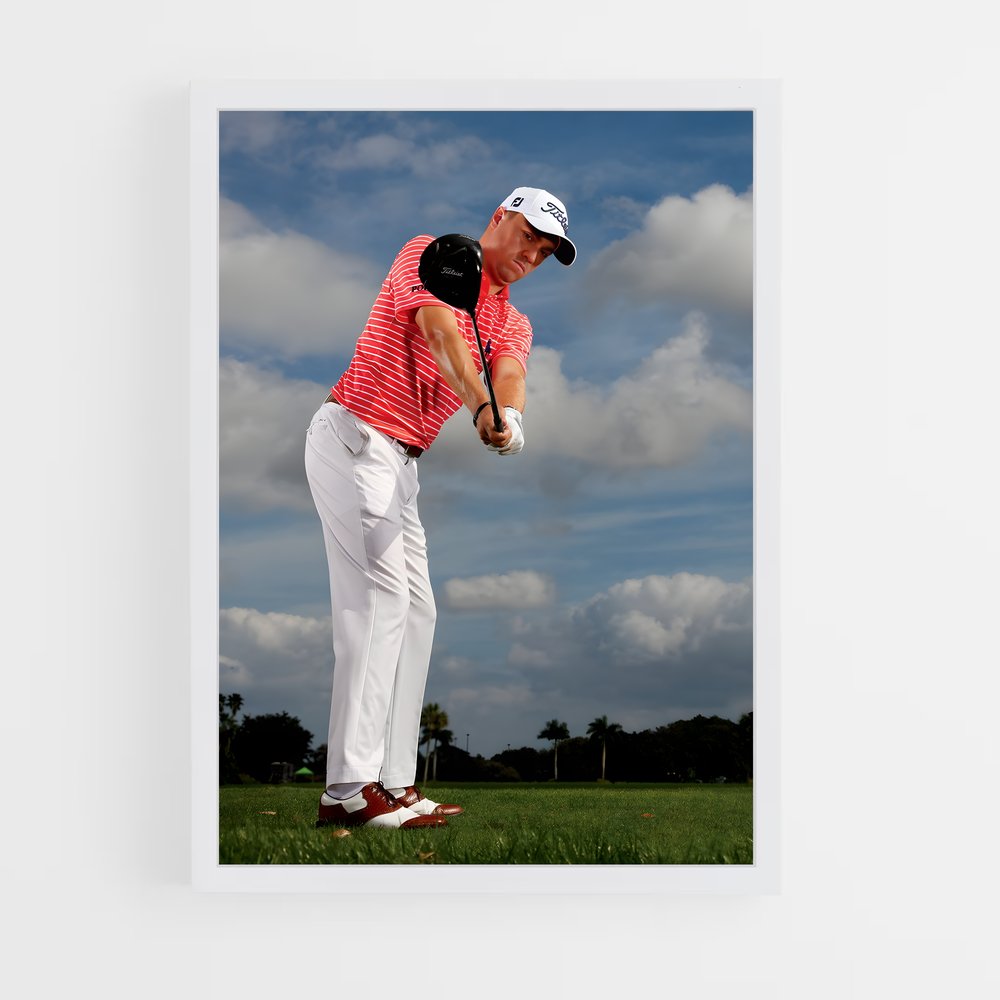 Poster Justin de thomas – affiche Golf (vue 3)